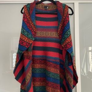 Urban Outfitters multi striped sweater vest